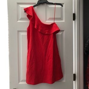 LOFT one shoulder dress